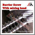 High speed screw barrel for excellent output and plastification